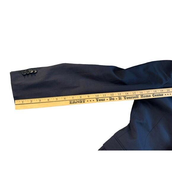 Theory Wool Blend Blazer Suit Two Button Vented Lined Navy Blue Women Size 38 R - Picture 5 of 10